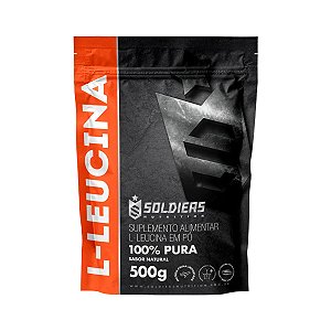 L - Leucina 500g - 100% Pura Importada - Soldiers Nutrition