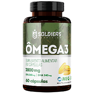 Ômega 3  60 Caps - 2800mg - Soldiers Nutrition