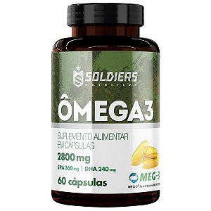 Ômega 3  60 Caps - 2800mg - Soldiers Nutrition