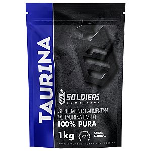 Kit: 20Kg L-Taurina - 100% Pura Importada - Soldiers Nutrition