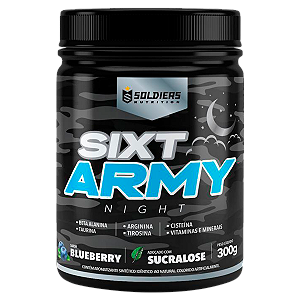 Pré-Treino Sixt Army Night 300g - Soldiers Nutrition
