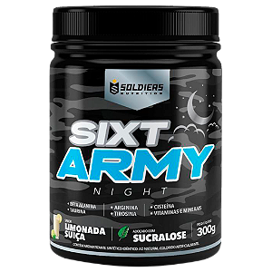 Pré-Treino Sixt Army Night  300g - Soldiers Nutrition