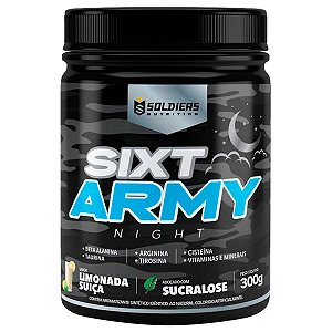 Pré-Treino Sixt Army Night  300g - Soldiers Nutrition