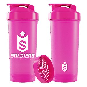 Coqueteleira Slim 600ml - Soldiers Nutrition