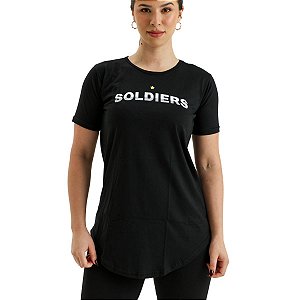Camiseta Feminina Preta Soldiers - Soldiers Nutrition