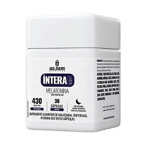 Melatonina Íntera Calm Suplemento para Sono Natural - Soldiers Nutrition