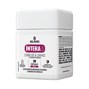 Suplemento Vitamina Cabelos & Unhas Íntera Glow para Força e Crescimento - Soldiers Nutrition