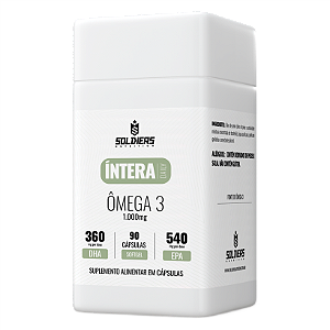 Ômega 3 Íntera Daily Saúde Cardiovascular e Cerebral - Soldiers Nutrition