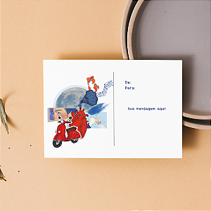 Cartão presente: vai presentear alguém com livro(s)? Mande uma mensagem num cartão especial!