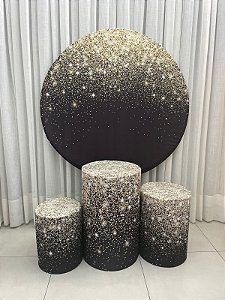 Preto e Dourado (não inclui bandejas e displays)