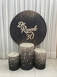 De repente 30 - TEMA ADULTO (não inclui bandejas e displays)