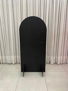 painel de mdf preto