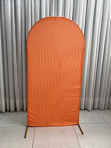 PAINEL ROMANO COM TYECIDO LARANJA