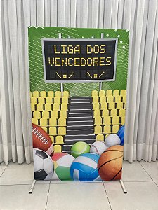 PAINEL QUADRADDO COM TECIDO ESPORTES
