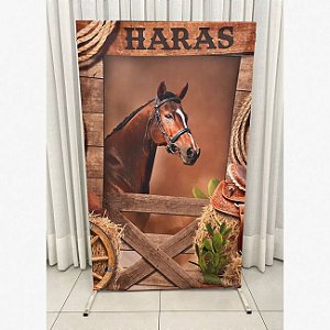 painel quadrado cavalo