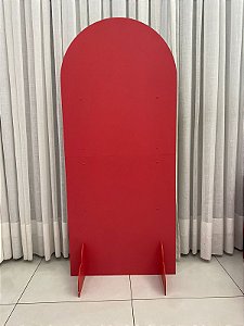painel romano vermelho de mdf