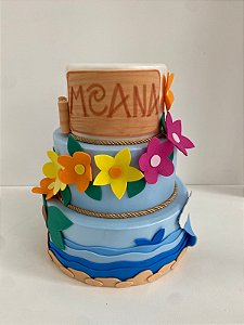 bolo fake moana