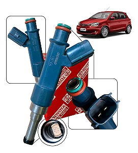 Bico Injetor Toyota Etios Yaris 2325047060 Original (Usado)