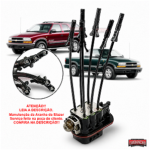 Bico Injetor Aranha Blazer E S10 4.3 V6 96 97 98 99 00 01 02 (RECONDICIONAMENTO)