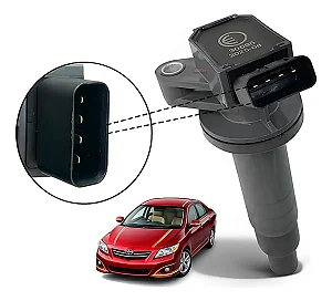 Bobina De Ignição Toyota Corolla / Fieder 1.6 1.8 16v - 2003