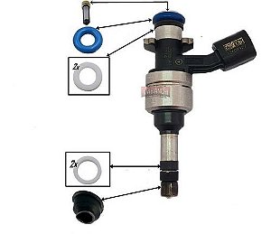 Reparo Completo Bico Captiva 3.0 V6 Camaro 3.6 Injeç. Direta