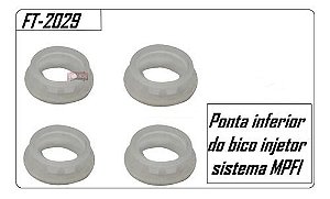 Ponta Inferior Bico Injetor Gm Mpfi Todos - Kit 4 Peças