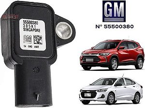 Sensor De Pressão Ar Map Original Gm Onix Plus Tracker Turbo