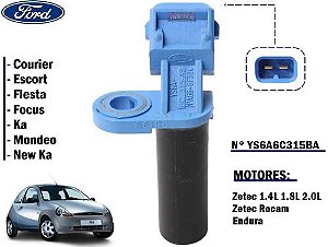 Sensor Rotação Ka Fiesta Ecosport Courier Ys6a6c315ab Novo - EW Biancho  Peças