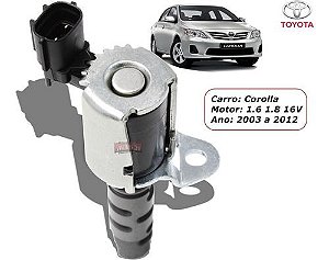 Válvula Solenóide Corolla 1.6 1.8 16v 2003 À 2012 Vvti Novo