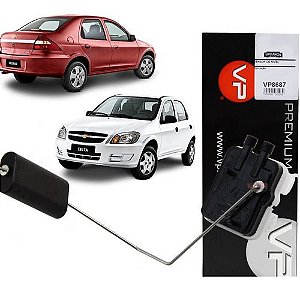 Sensor Nível Boia Combustível Celta Prisma Flex Tds Após 07