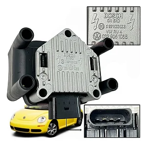 Bobina Ignição Gol G5 G6 1.0/1.6 8v Flex 2008/ Bi0017mm--