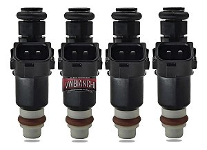 4X Bico Injetor Honda Civic Fit New Fit 9 Furos Novo Original