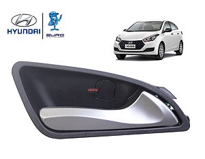 Maçaneta Interna Lado Direito Hyundai Hb20 Cinza 2013 A 2019