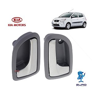 Par Maçaneta Porta Interna Puxador Kia Picanto 2006 Á 2011
