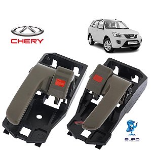 Par Maçaneta Interno Porta Lado Esq. E Dir. Chery Tiggo