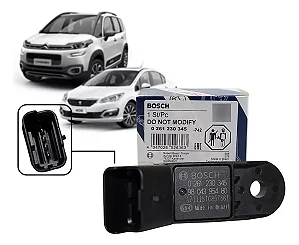 Sensor Map Bosch 0261230345 9804395480 Citroen Peugeot