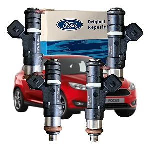 Kit 4x Bico Injetor Original New Fiesta Focus Sigma Novo