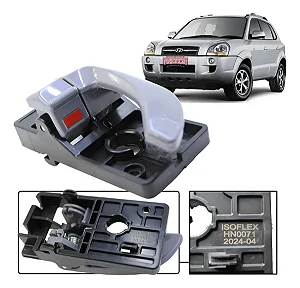 Maçaneta Interna Porta Direita Prata Tucson 2005 A 2016