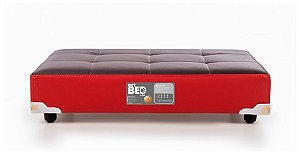 Cama Pet Bed Marrom/Vermelho
