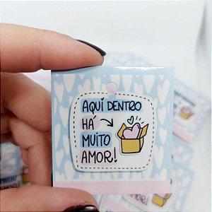 TAG AQUI DENTRO HÁ MUITO AMOR