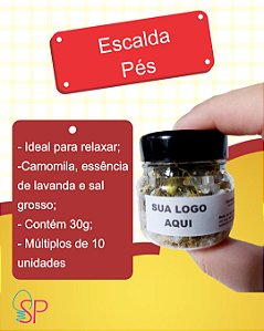 10 Escalda Pés Camomila com Lavanda