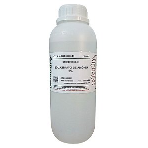 Solução Citrato de Amônio 5% Aquosa 1000mL
