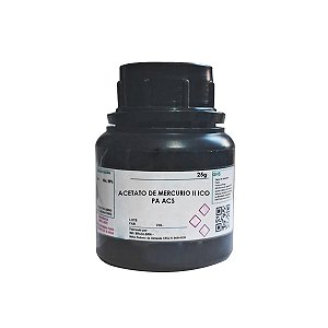 Acetato de Mercúrio II PA ACS grau analítico 25g