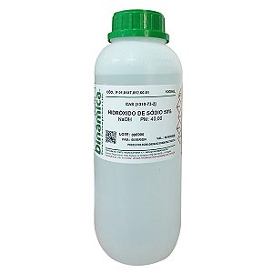 Solução Hidróxido de Sódio 50% Aquosa 1000mL Para Laboratório