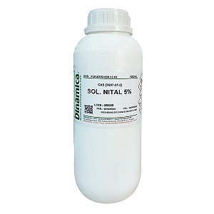 Solução Nital 5% 1000mL Para Laboratório
