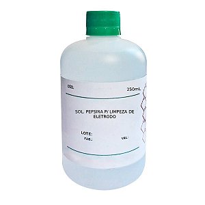 Solução Pepsina para Limpeza de Eletrodo 250mL