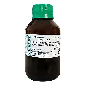 Preto De Eriocromo T PA ACS 25g Para Laboratório Em Análises Complexométricas