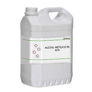 Álcool Metilico PA ACS 5L Para Laboratório