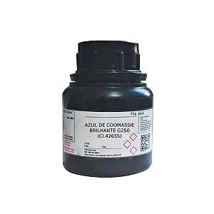 Azul De Coomassie Brilhante G250 (CI.42655) 25g Para Laboratório e Pesquisas