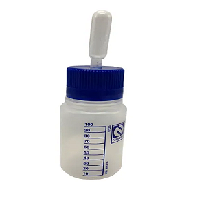 Frasco Conta-Gotas PE 125 mL com Pipeta 3 mL